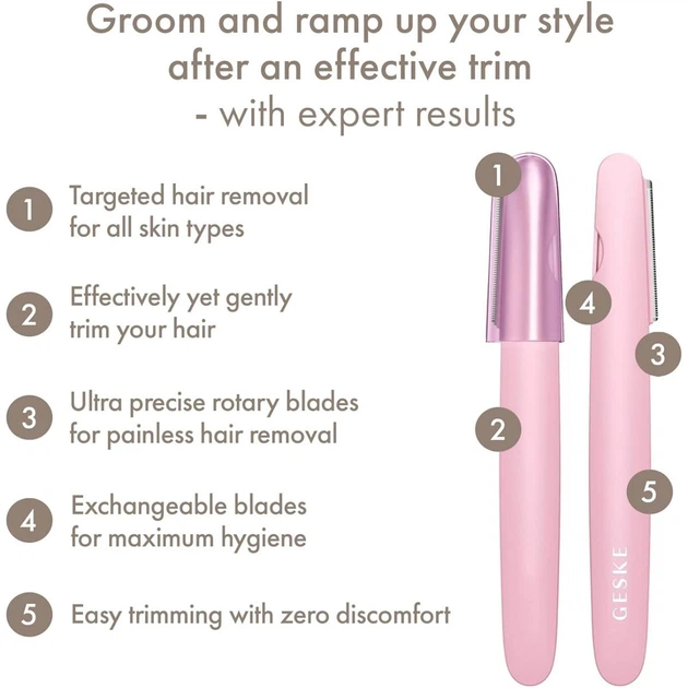 Триммер для тела GESKE Precision Trimmer 4in1 Pink (HB0454) [132065] - изображение 8