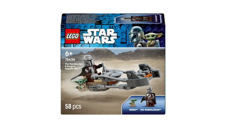 Конструктор Lego Скоростной мотоцикл Мандалорца и Грогу Star Wars 75436 - изображение 2