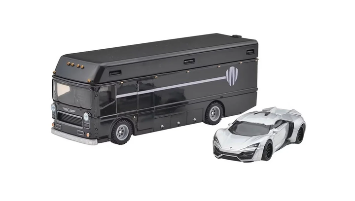 Машинка Premium 2шт Hot Wheels Lykan Hypersport Lykan HyperSport та Euro Hauler Team Transport 1:64 JBM39 Grey - Фото 2 Машинка Premium 2шт Hot Wheels Lykan Hypersport Lykan HyperSport та Euro Hauler Team Transport 1:64 JBM39 Grey - изображение 2