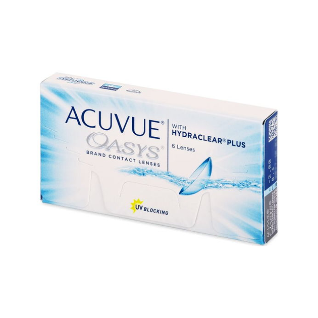 Контактні лінзи Acuvue Oasys with Hydraclear Plus -5.75 (6 шт.) - Фото 1 Контактні лінзи Acuvue Oasys with Hydraclear Plus -5.75 (6 шт.) - зображення 1