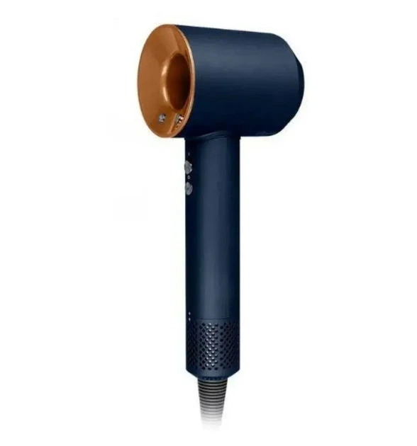 Фен для волосся Leafless Hair Dryer професійний потужний фен 1 насадка 1600 Вт Prussian Blue - Фото 2 Фен для волосся Leafless Hair Dryer професійний потужний фен 1 насадка 1600 Вт Prussian Blue - изображение 2