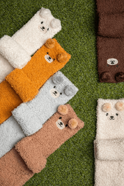 Носки набор 6 пар TeddyBo женские, подарочные, плюшевые, домашние, осень-зима, размер 34-39 - Фото 7 Носки набор 6 пар TeddyBo женские, подарочные, плюшевые, домашние, осень-зима, размер 34-39 - изображение 7