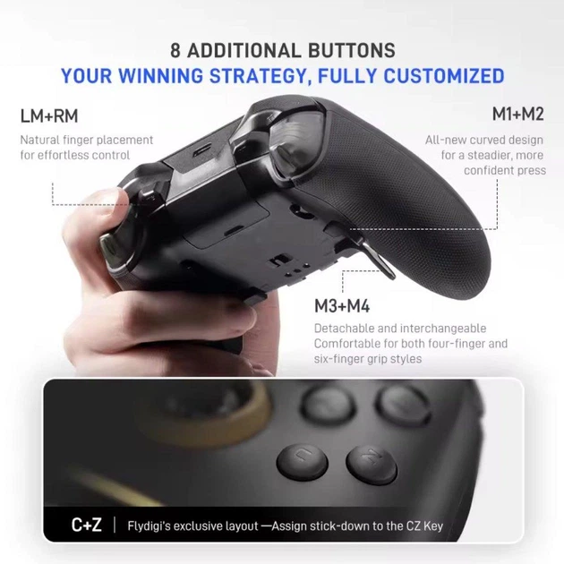 Геймпад Flydigi Vader 5 Pro + док-станція Win,Switch,Android, and