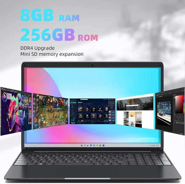 Ноутбук 15.6" SGIN M15 Pro-N Intel Celeron N4000 RAM 8GB SSD 256GB Windows 11 - зображення 2