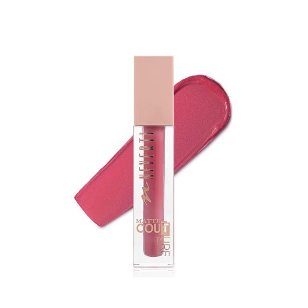 Помада для губ матова Neverti MATTE COUTURE LIQUID (NP804), 112 Femme Fatale Рожева - зображення 2