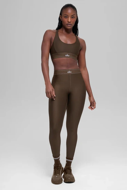 Жіночий спортивний комплект Alo Yoga Airlift Suit Up "Espresso" XS (W9780R_W51428R) - изображение 6