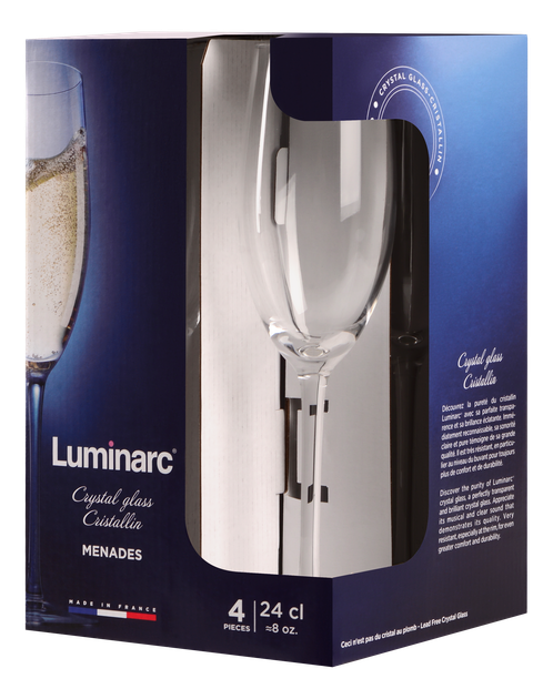 Набор бокалов Menades, 4х240 мл Luminarc (2000003353705) - изображение 4