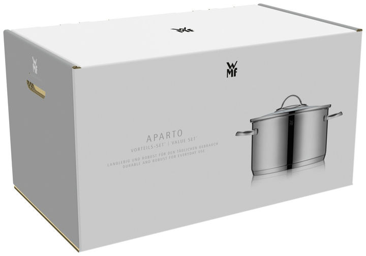Набор кастрюль WMF Aparto из 6 предметов нержавеющая сталь 18/10 Cromargan - изображение 7