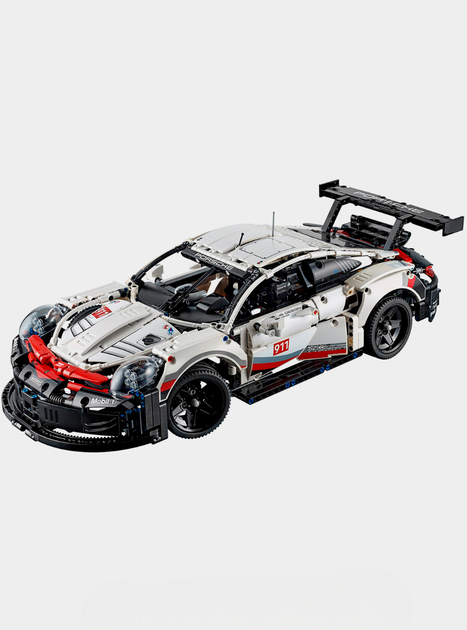Конструктор машинка техник Porsche 911 детский конструктор для мальчика спортивная гоночная машина порше для сборки для взрослых и детей большой игровой развивающий набор подарок на день рождения OnePro Белый 73704 - изображение 15