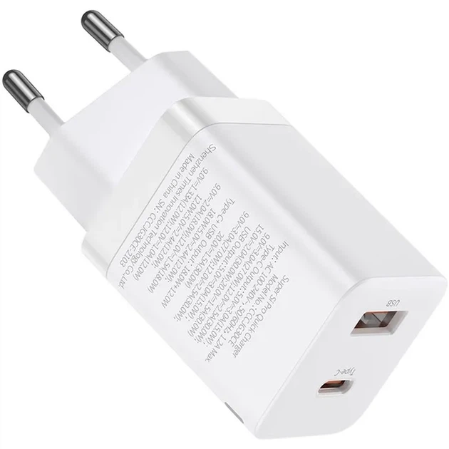 ЗП Baseus Super Si Pro 30W (CCSUPP-E02) білий - изображение 3