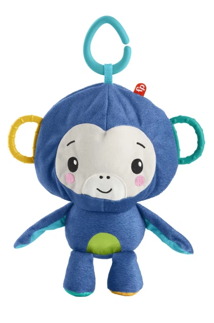 Zabawka Fisher Price Małpka i piłka 2 w 1 Niebieska (887961910384) - obraz 2