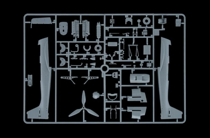 Збірна модель 1:48 гвинтового літака JU 87 B-2/R-2 Stuka "Picchiatello" Italeri 2769 - изображение 6