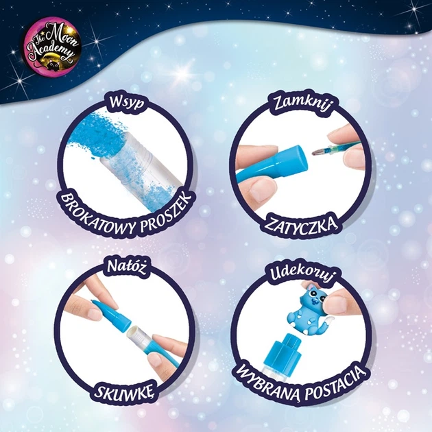Zestaw do manicure Lisciani The Moon Academy Księżycowe Pisaki i Pamiętnik (8008324113422) - obraz 3