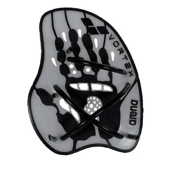 Лопатки для плавания Arena Vortex Evolution Hand Paddle ( 95232-015-L) Серо-черный L (18 х 22 см.) - изображение 3
