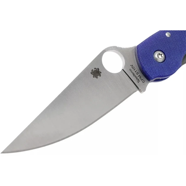 Ніж Spyderco Military Dark Blue - Фото 3 Ніж Spyderco Military Dark Blue - зображення 3