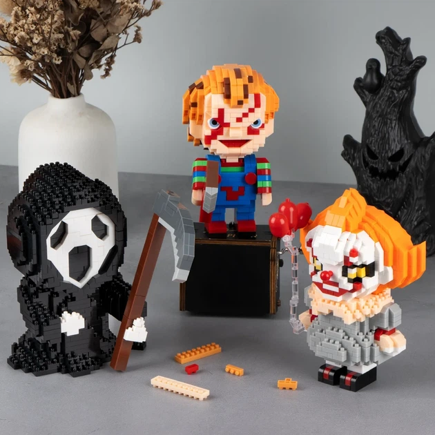 Конструктор фігурка Horror Icons Series Grim Reaper Ghostface Scream Примарне обличчя Крик - зображення 8