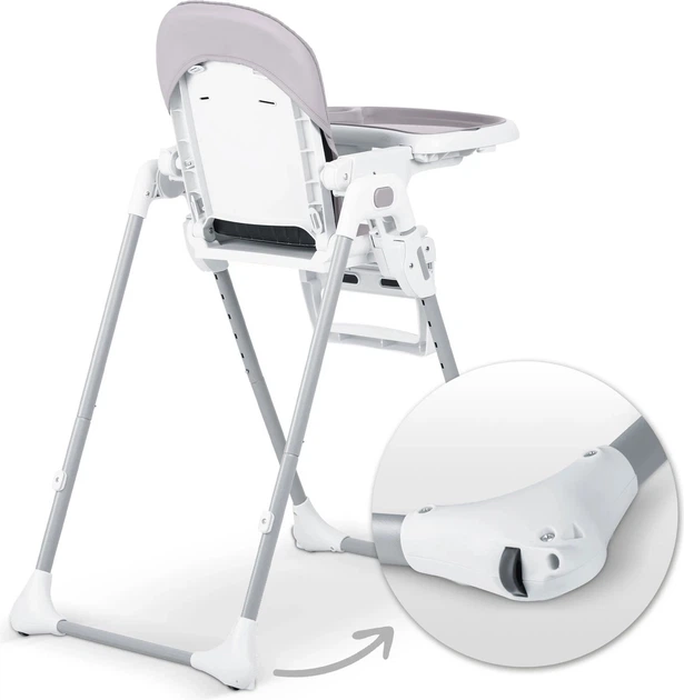 Krzesełko do karmienia Ricokids Tulo wrzosowe (5903890614157) - obraz 3