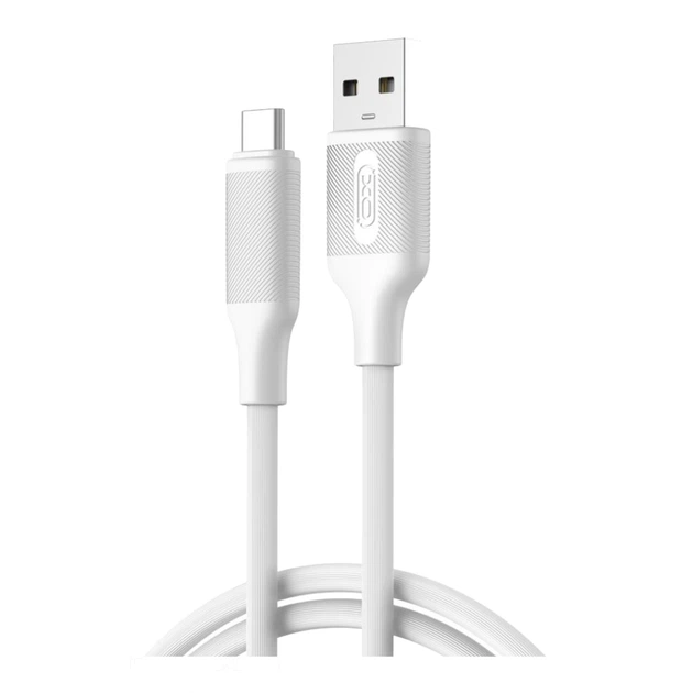 Кабель зарядки XO NB265 USB to Type-C 3А/1метр для синхронизации для телефона/смартфона White - Фото 1 Кабель зарядки XO NB265 USB to Type-C 3А/1метр для синхронизации для телефона/смартфона White - изображение 1