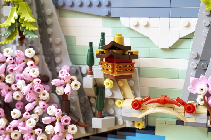 Конструктор LEGO Art Японский пейзаж с цветущей сакурой 1892