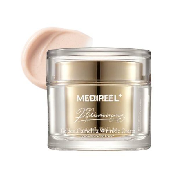 Крем Medi Peel Peptide 9 Golden Camellia Wrinkle Cream с экстрактом золота для упругости и борьбы со старением кожи 50 мл - изображение 2
