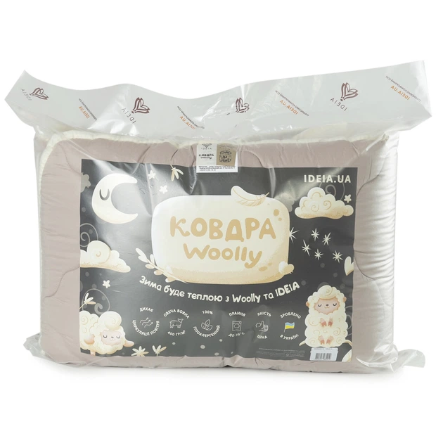 Одеяло IDEIA - Woolly шерстяное всесезонное 175*210 двуспальное (400 г/м2) - Фото 7 Одеяло IDEIA - Woolly шерстяное всесезонное 175*210 двуспальное (400 г/м2) - изображение 7