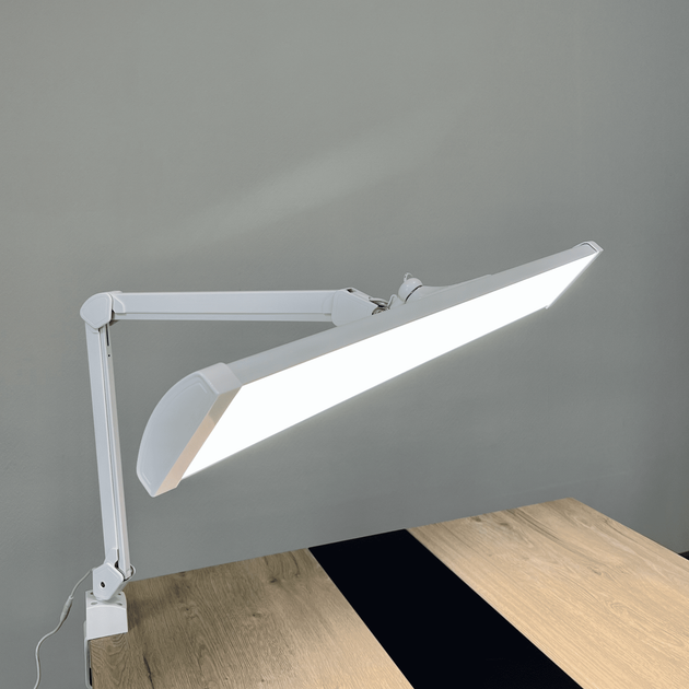 Настольная LED лампа бестеневая для косметолога для зубного техника для сборки деталей для шитья Doctor Lamp 9508 LED 684 светодиода 50W с регулировкой цветовой температуры и яркости - изображение 7