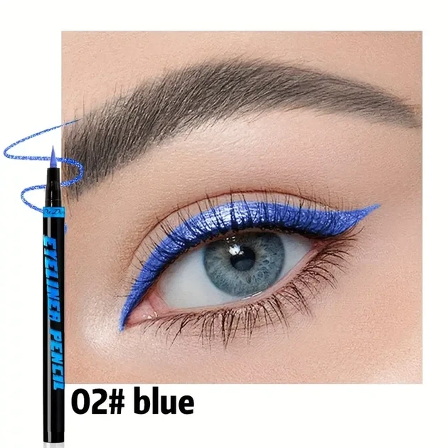 Підводка для очей Blue Glitter Pen - изображение 2
