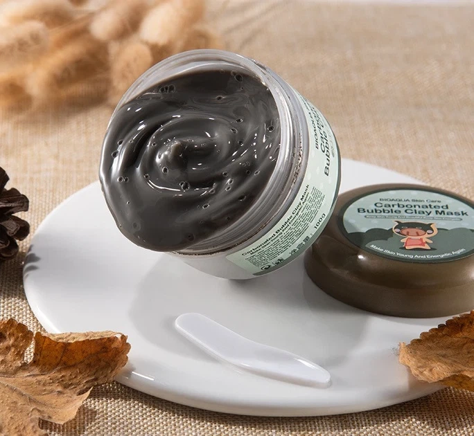 Очисна бульбашкова маска для обличчя Bioaqua Skin Care Carbonated Bubble Clay Mask (100 г) - зображення 2