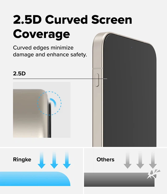 Защитное стекло Ringke Easy Slide Tempered Glass 2-Pack для OnePlus 15 Clear (G4as1260) - Фото 11 Защитное стекло Ringke Easy Slide Tempered Glass 2-Pack для OnePlus 15 Clear (G4as1260) - изображение 11