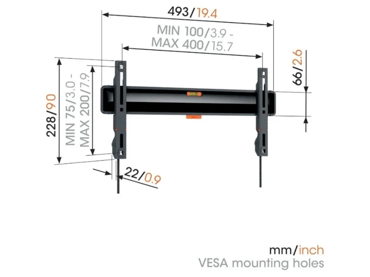 Настінне кріплення Vogels TVM 3405 SP OLED - зображення 5