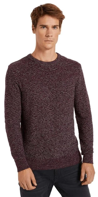 Свитер теплый мужской Tom Tailor 180301 XL Бордо (2200004787077) - Фото 1 Свитер теплый мужской Tom Tailor 180301 XL Бордо (2200004787077) - изображение 1