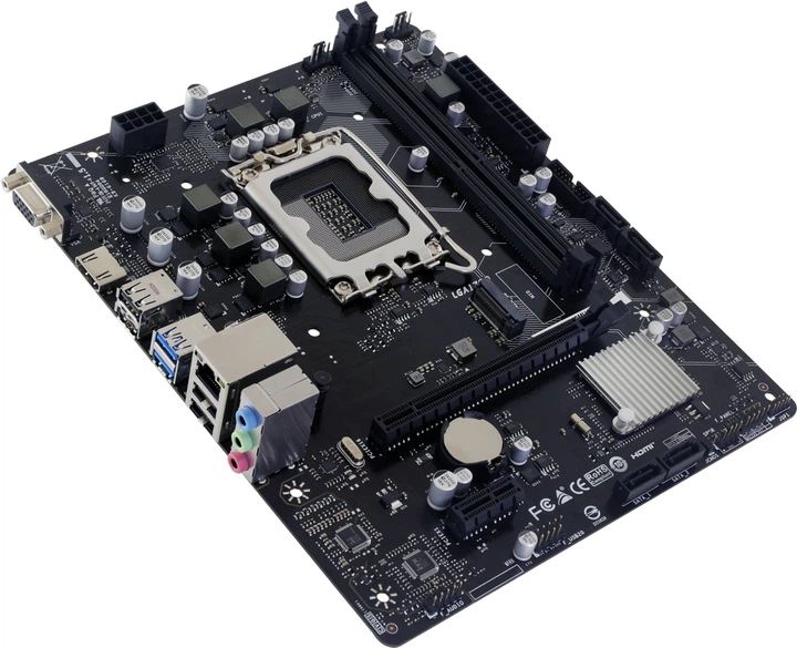 Материнська плата Biostar H610MHC 2.0 (s1700, Intel H610, PCI-Ex16) - зображення 2