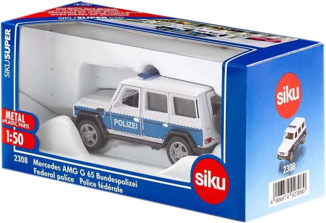 Samochód osobowy Siku Mercedes-AMG G65 biało/niebieski (2308) (4006874023080) - obraz 4