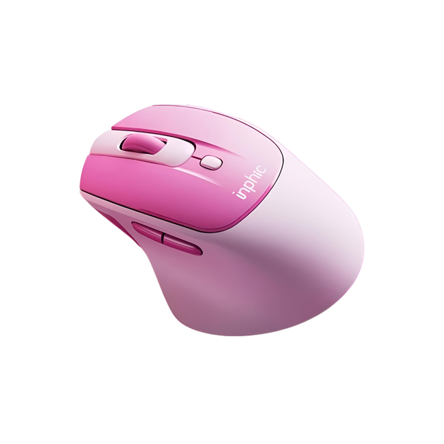 Мышь беспроводная INPHIC M2 Pink - Фото 1 Мышь беспроводная INPHIC M2 Pink - изображение 1