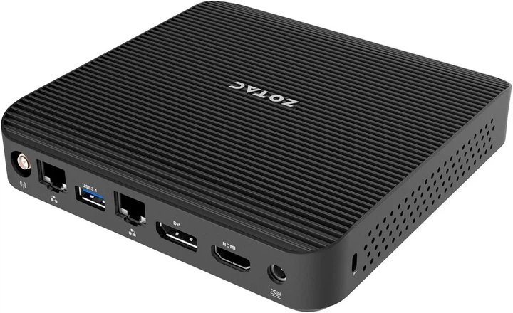 Mini PC Barebone ZOTAC ZBOX CI343 / Intel N100 / 1 x HDMI / 2 x LAN / Wi-Fi 6 / Bluetooth 5.2 / Черный (ZBOX-CI343-BE) - изображение 3