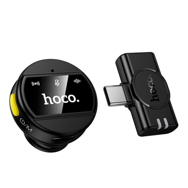 Бездротовий мікрофон петличний HOCO L21 2.4G з роз'ємом Type-C для смартфонів і планшетів ENC - Фото 1 Бездротовий мікрофон петличний HOCO L21 2.4G з роз'ємом Type-C для смартфонів і планшетів ENC - зображення 1
