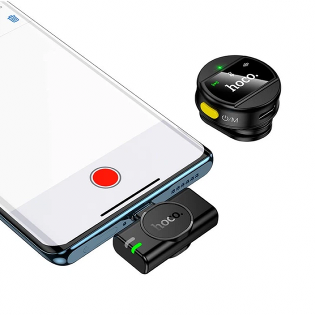 Бездротовий мікрофон петличний HOCO L21 2.4G з роз'ємом Type-C для смартфонів і планшетів ENC - Фото 7 Бездротовий мікрофон петличний HOCO L21 2.4G з роз'ємом Type-C для смартфонів і планшетів ENC - зображення 7