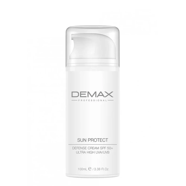 Інтенсивний денний зволожувач SPF 50 - Demax Protect Defense Cream SPF 50 100 мл - Фото 1 Інтенсивний денний зволожувач SPF 50 - Demax Protect Defense Cream SPF 50 100 мл - зображення 1