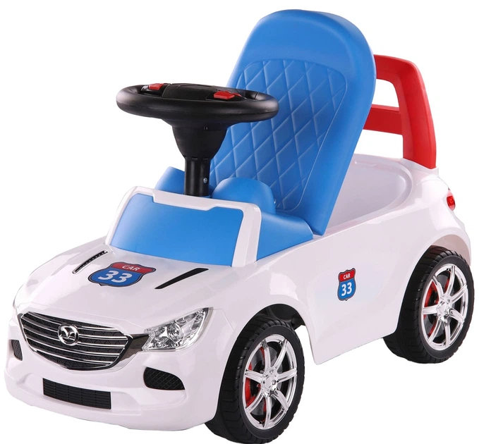 Машинка-каталка Cavallino Trendy Біла (1540TY05) (8719214072827) - зображення 2