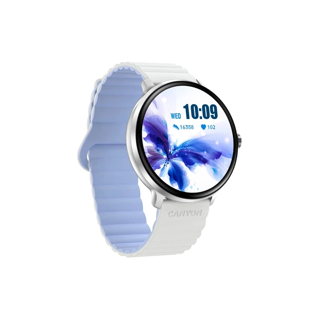 Смарт-часы Canyon Jacky SW-69 White Blue (CNS-SW69WB) - Фото 3 Смарт-часы Canyon Jacky SW-69 White Blue (CNS-SW69WB) - изображение 3