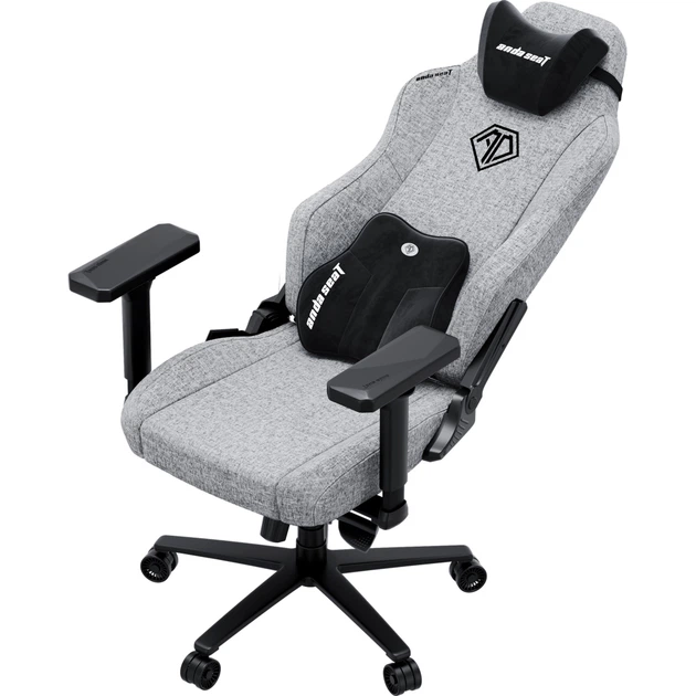 Крісло ігрове Anda Seat Phantom 3 Fabric Size XL Gray (AD18XL-52-G-F-G01) - Фото 8 Крісло ігрове Anda Seat Phantom 3 Fabric Size XL Gray (AD18XL-52-G-F-G01) - зображення 8