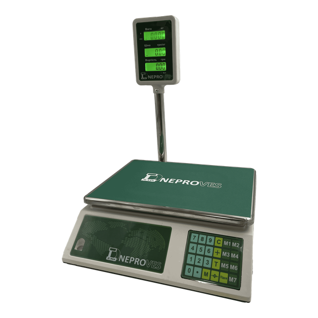 Торговые весы Dneproves ВТД-ЛД ЖК 15кг - Фото 2 Торговые весы Dneproves ВТД-ЛД ЖК 15кг - изображение 2