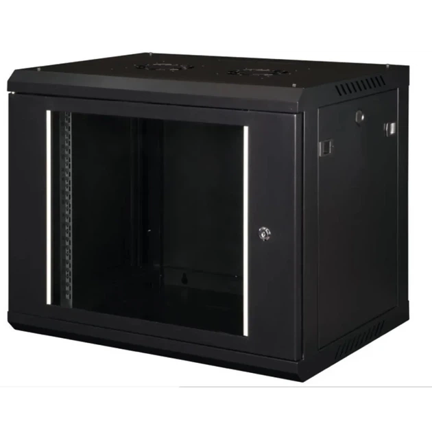 Шафа настінна Hypernet 9U 19" 600x600 ProLine (PL-WMNC66-9U-BLACK) - Фото 1 Шафа настінна Hypernet 9U 19" 600x600 ProLine (PL-WMNC66-9U-BLACK) - изображение 1