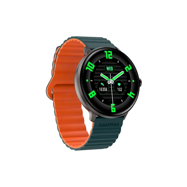 Смарт-часы Canyon Jacky SW-69 Green Orange (CNS-SW69BG) - Фото 3 Смарт-часы Canyon Jacky SW-69 Green Orange (CNS-SW69BG) - изображение 3