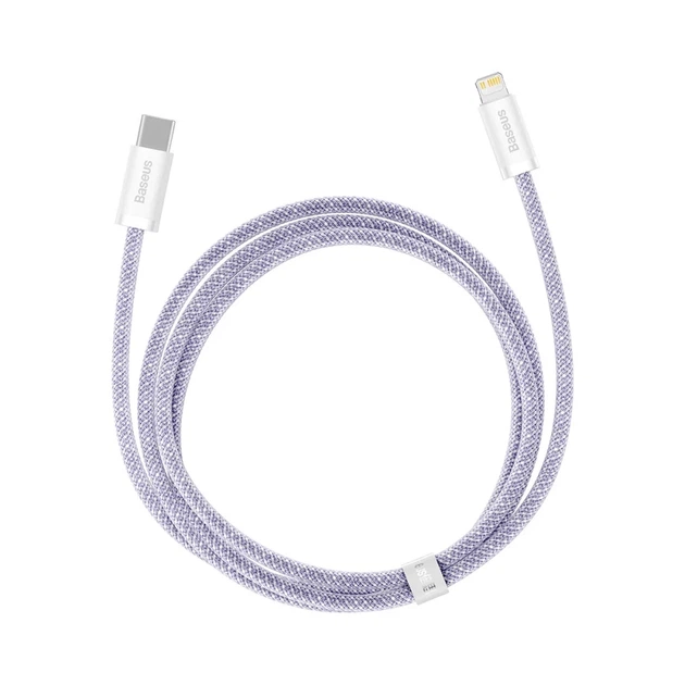 Кабель Baseus Dynamic Series Fast Charging Type-C to Lightning 20 Вт 1м purple (CALD000005) - изображение 4