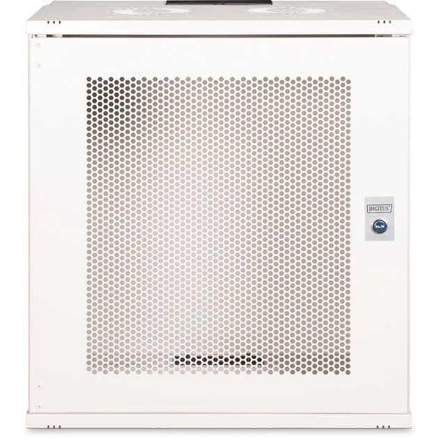 Szafa wisząca Digitus SOHO PRO 12U 19" 540x400 mm z perforowanymi drzwiami szara DN-49210 (4016032499046) - obraz 3