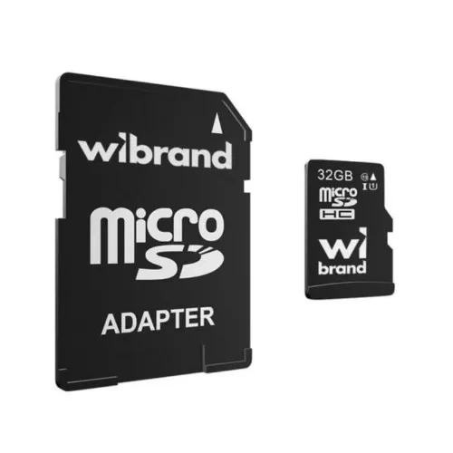 Карта пам'яті microSDHC 32GB Wibrand Class 10 UHS-I + SD-adapter (WICDHU1/32GB-A) - зображення 4