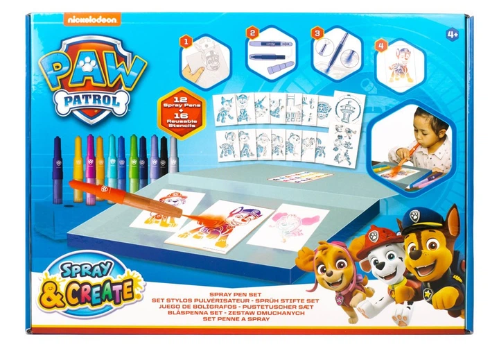Набір Spin Master Щенячий патруль з аерозольними ручками і трафаретами (8719668006799) - зображення 2