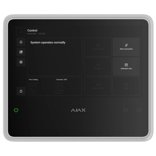 Пожежна централь Ajax EN54 Fire Hub IP20 10,1″ IPS 1024 × 600 Wi-Fi живлення 110–240 В Білий - Фото 1 Пожежна централь Ajax EN54 Fire Hub IP20 10,1″ IPS 1024 × 600 Wi-Fi живлення 110–240 В Білий - изображение 1