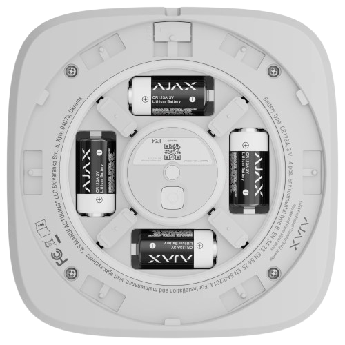 Светозвуковой оповещатель Ajax EN54 FireProtect (Sounder/VAD) для пожарной сигнализации 100 дБ Белый - изображение 4